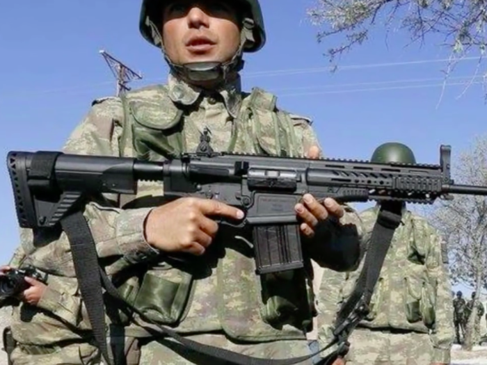 Turkey is in the process of equipping its military with half a million rifles. The gun was developed in Turkey over six years to suit the climates and terrain operated in by Turkish troops.