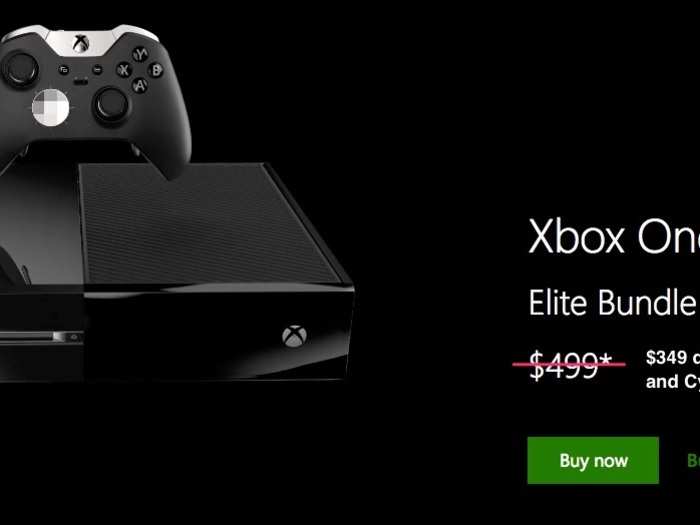 Good news: during Black Friday, the Xbox One Elite bundle is $50 less than usual at $449.