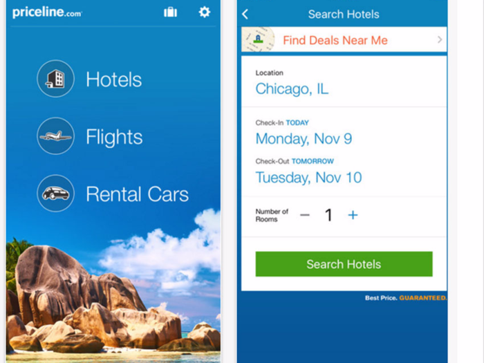 Have a booking app set up on your phone.