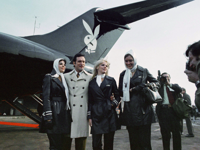 The Big Bunny was quite the crowd-pleaser, and people would often come to greet Hefner and his friends when they landed. According to Playboy, during one stop in northern Africa, a Moroccan sultan even catered a traveling beach party for them.