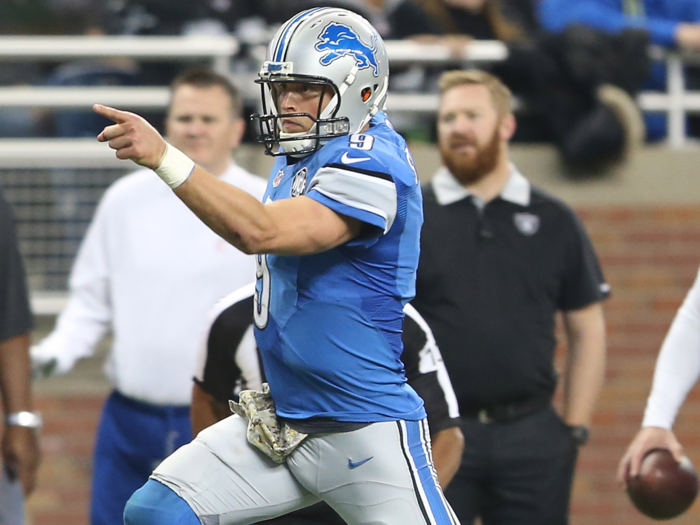 13. Matthew Stafford, Detroit Lions