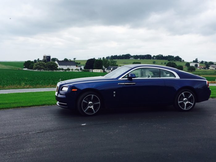 On the winding country roads of Pennsylvania, the Wraith glided over the crest of every hill with an elegance only a Rolls-Royce can convey.