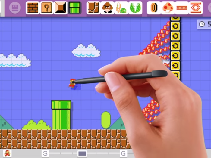 Other games used the touchscreen to great effect. The recent "Super Mario Maker" for Wii U lets you design Super Mario levels on the touchscreen and share them across the Internet.