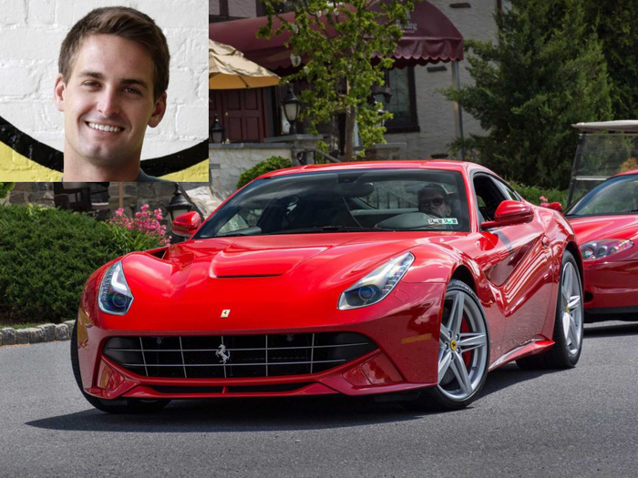 Snapchat founder and CEO Evan Spiegel enjoyed several luxury cars growing up, but after Snapchat