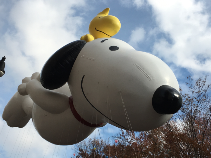 Snoopy and Woodstock had by far the warmest welcome from everyone in attendance.