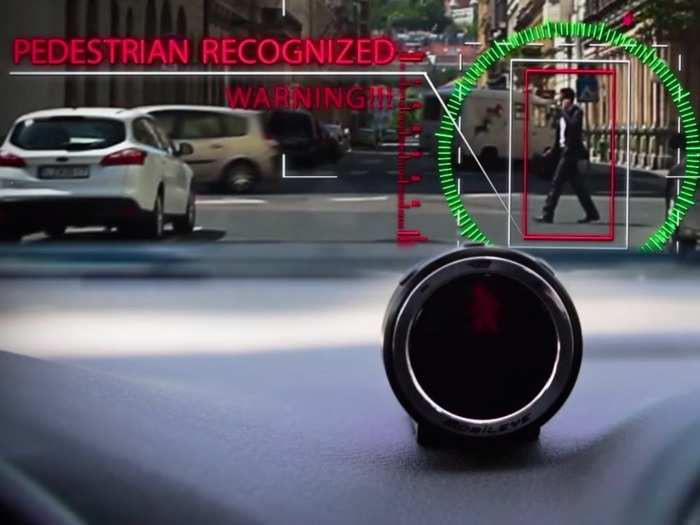 9. Mobileye created a system that can integrate safety features into any dashboard.