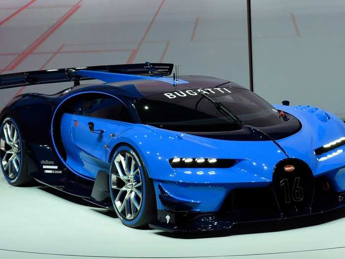 The Bugatti Vision Gran Turismo hit 278 miles per hour in a simulation of Le Mans. It sure looks good, but you won