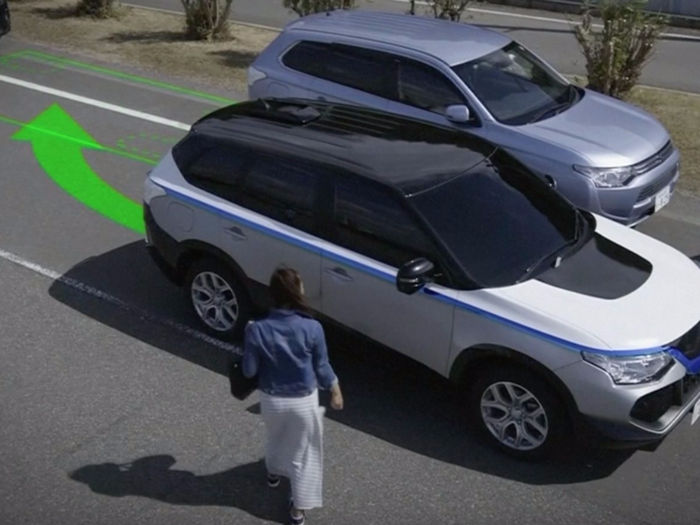 Mitsubishi unveiled a concept car that can parallel park itself. The automaker hopes to start selling it in 2020.