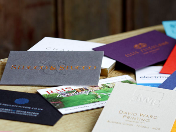 Make sure they get their details across in style with custom business cards.