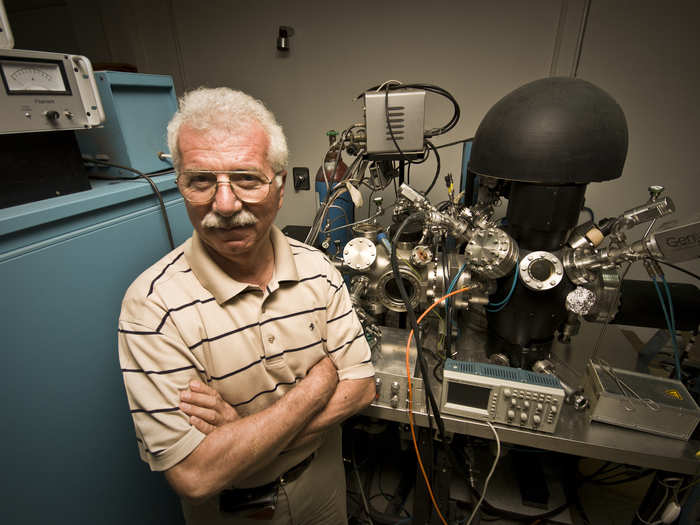 Sefik Suzer is a leading figure in surface science and spectroscopy — the branch of science which studies the spectrum produced when light is separated by refraction. In this picture he
