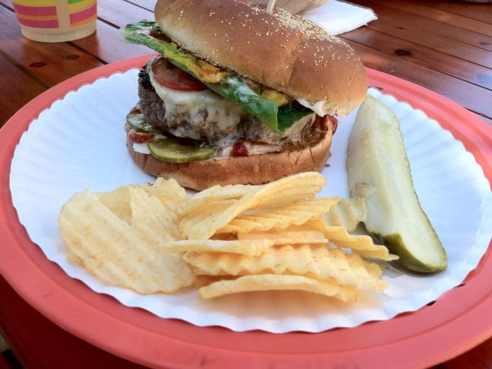 MAINE: Halfway between Portland and Bar Harbor, the Owls Head General Store is famous for its epic seven-napkin burger. As you bite into the loosely packed and severely juicy burger, you