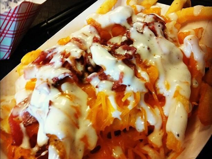 The Pincho Factory in Miami makes a mean dish of bacon cheddar ranch fries.