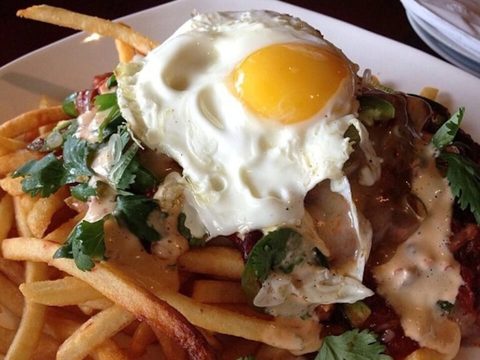 At Bachi Burger in Las Vegas, you can order "oxtail chili cheese fries," which include a garlic aioli and fried egg.