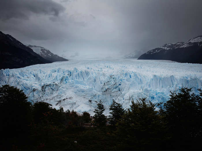 While the Perito Moreno glacier looks immense, it