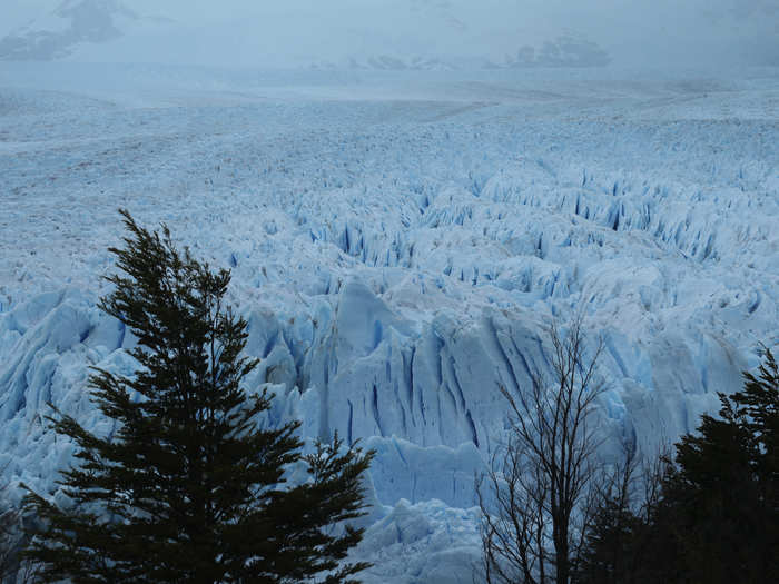 The Perito Moreno glacier is a slow-flowing river of ice.