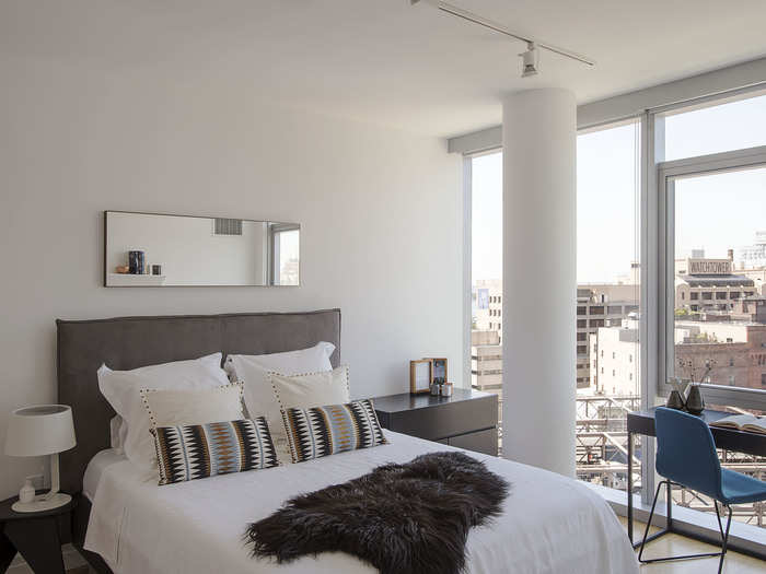 A one-bedroom unit like this might start at $3,498 a month, but monthly rent could go much higher depending on the view.