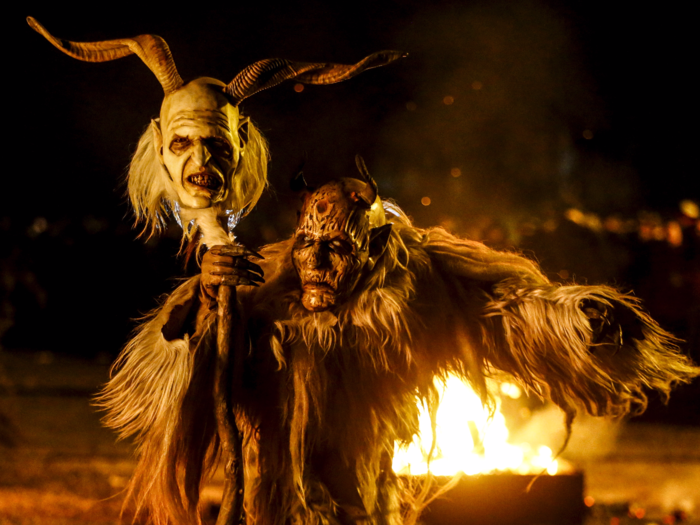 Most Alpine towns feature an annual Krampuslauf, or Krampus Run. It usually takes place on December 5, the night before the feast of St. Nicholas.