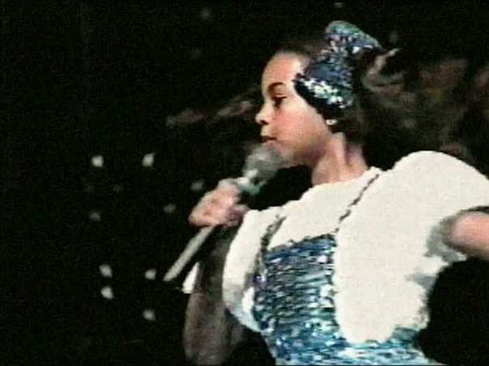 Beyoncé started singing and performing at a young age. When she was seven, she won a talent competition by performing John Lennon