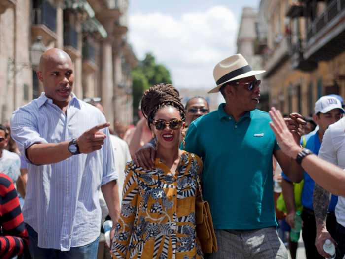 Bey and Jay also got to visit Cuba in 2013 before the US had eased travel restrictions, stirring up controversy amid rumors that the couple