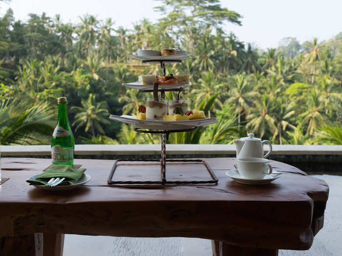 Afternoon tea is also a special treat, especially when it