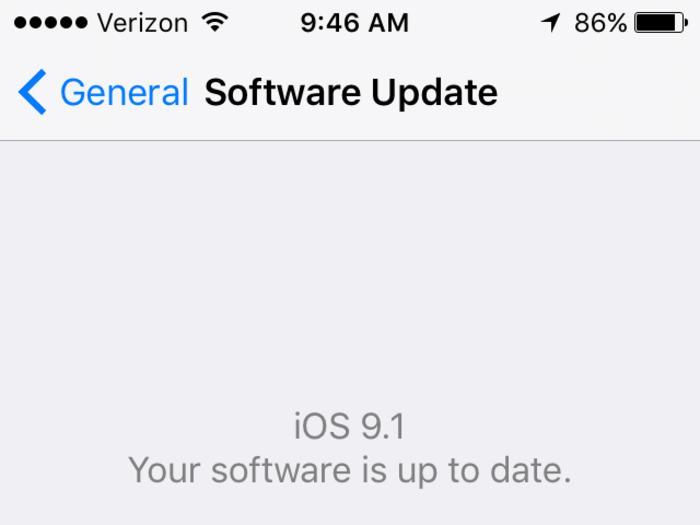 Check for software updates, and update your phone if necessary.