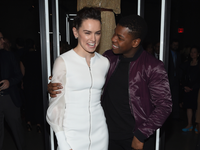 Boyega and co-star Daisy Ridley have become close friends, and he nicknamed her Peanut, though she says that she also calls him that.