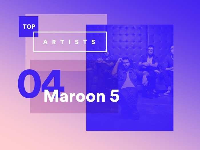 As did Maroon 5.