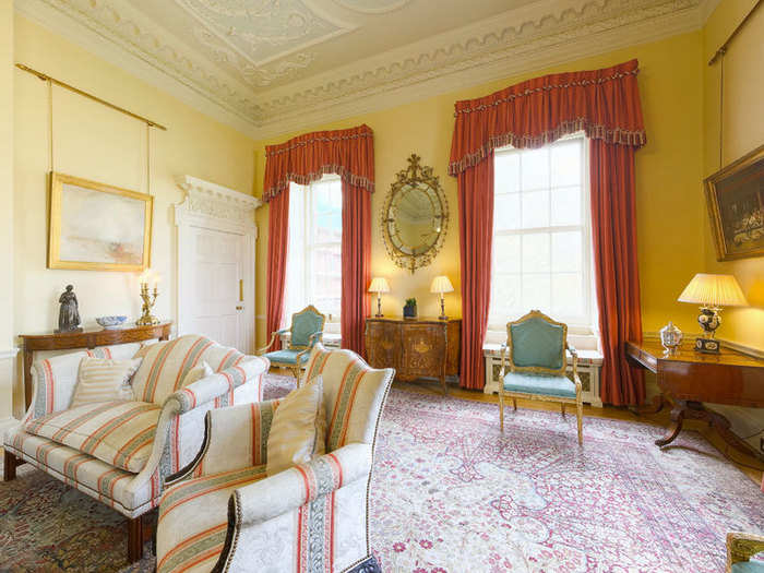 The White Drawing room was used by prime ministers for private use until the 1940s. Now, it