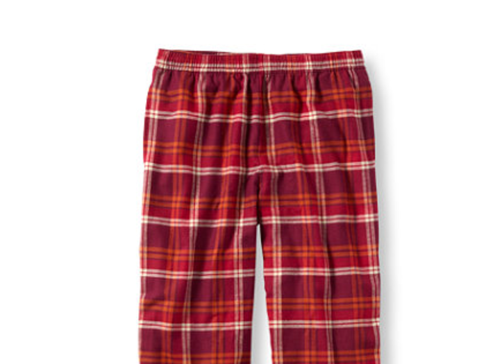 Bundle up with a cozy pair of pajama pants.