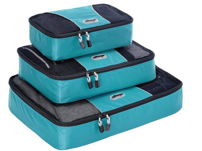 Keep organized with packing cubes.