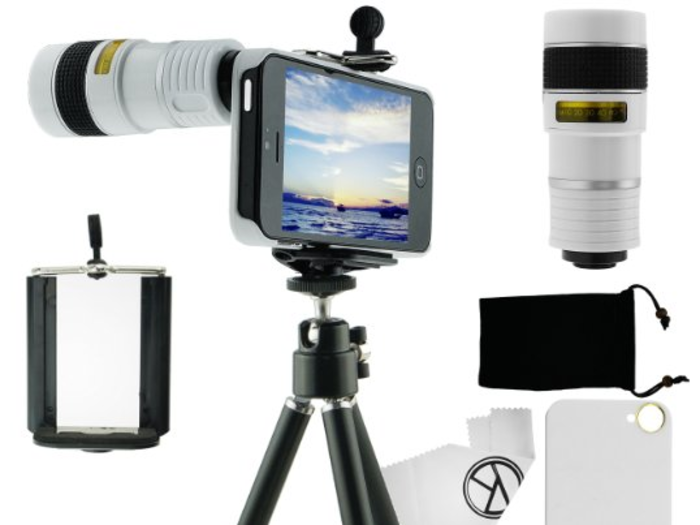 Amp up travel photos with a lens kit for the iPhone.