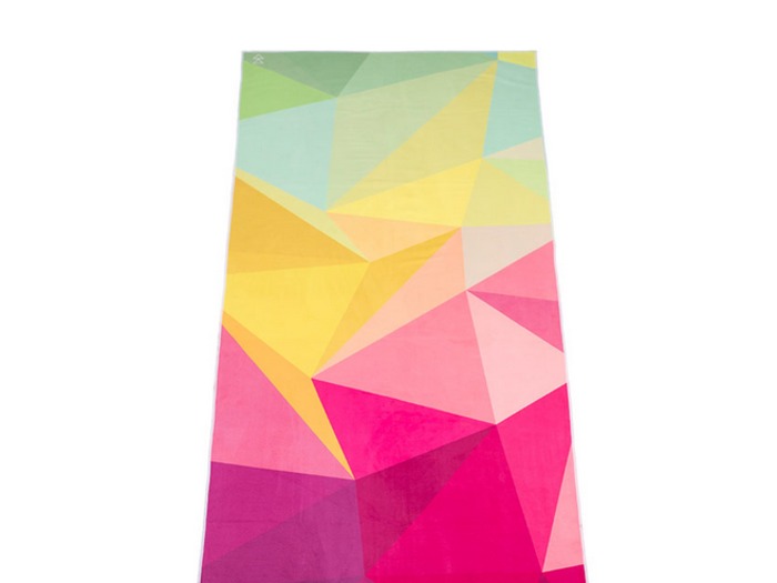 Help yogis strike a pose with a fun yoga mat.