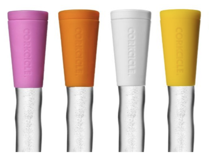 Keep wine chilled for hours with the Corkcicle.