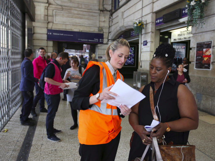 10. LONDON UNDERGROUND — "They protect their employees"