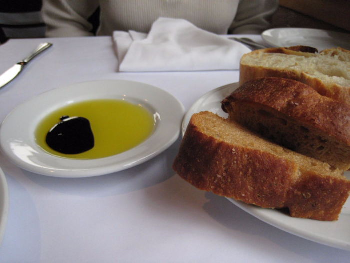 Olive oil — unhealthy, too high in fat.