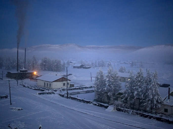 Using a camera was equally difficult. "Breath-mist was as thick as cigar smoke and so I had to hold my breath when taking a picture," Chapple said. Focusing the camera lens became laborious as well, as the cold began to take grip on its mechanics.