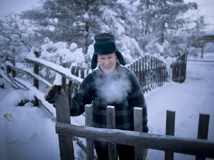 The residents of the town identify strongly with their surroundings and history as ethnic Yakutians. Chapple said that "life rolls on much like anywhere else, but with an eye constantly on the thermometer. Below -58° F and things start to shut down."