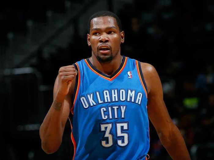 8. Kevin Durant, Oklahoma City Thunder — $20.2 million