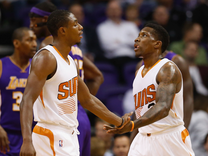 26t. Brandon Knight and Eric Bledsoe, Phoenix Suns — $13.5 million