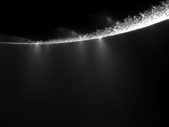 NASA has flown spacecraft through the plume several times to sample the moon