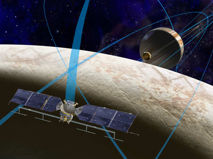 Right now NASA is planning a mission called the Europa Multi-Flyby Mission to land the first-ever probe on Europa.