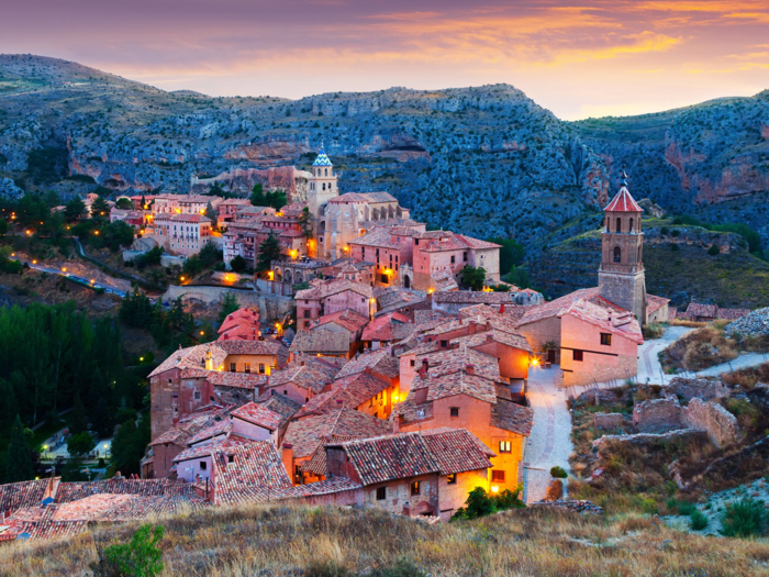 Albarracín sits perched high on a mountaintop above the Río Guadalaviar in the Spanish province of Teruel. Travelers will feel like they