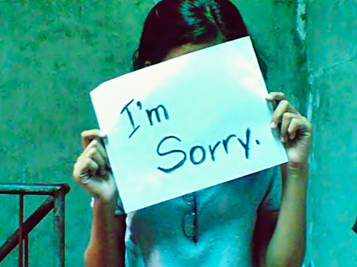 Tell the story of the last time you had to apologize to someone.