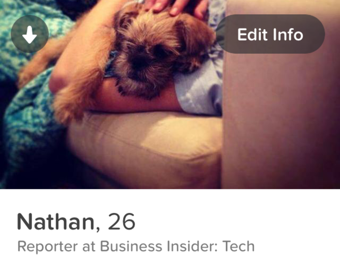 Next up is your profile. Tinder recently changed its interface to more prominently feature your job and education, which are pulled from Facebook. You can stop the app from displaying these snippets, but you can