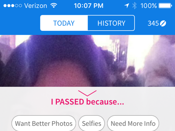 Every time you pass on someone (or like them), the app asks you why. This would be annoying with an app like Tinder, but with one match per day, I felt like I was making the robot better at giving me good matches.