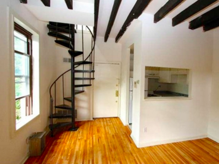 16. PHILADELPHIA, PENNSYLVANIA: This quirky lofted one-bedroom goes for just over $1,200 a month.