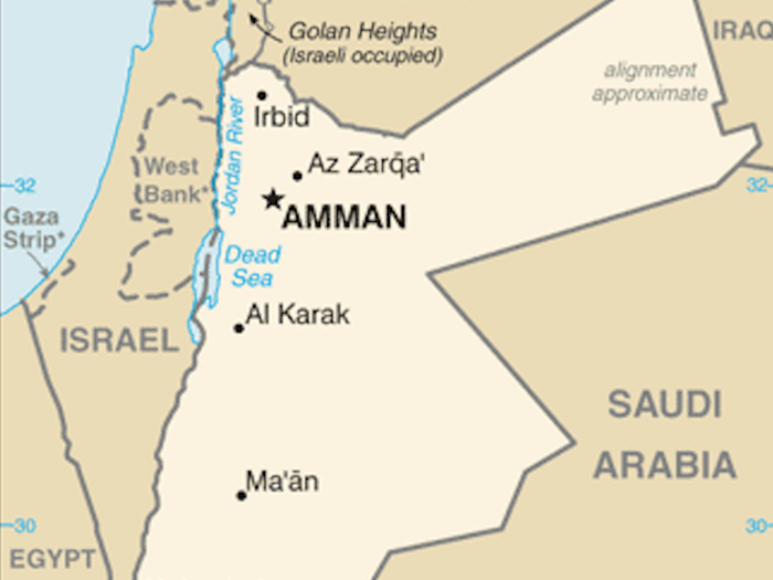 The zig-zag-shaped border between Saudi Arabia and Jordan is rumored to be a byproduct of Winston