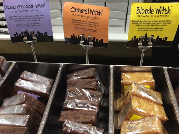 They also sell a Blonde Witch, which is your typical blondie: a cookie-like brownie that