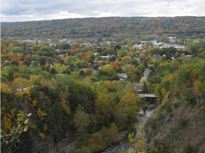 2. Ithaca, New York — home of Cornell University and Ithaca College