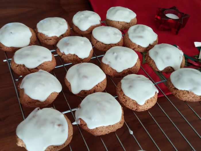 GERMANY: Lebkuchen is a soft, ca key cookie that dates back to the 1300s. The cookie is heavily spiced and gets its sweetness from the added honey and layer of icing on top.